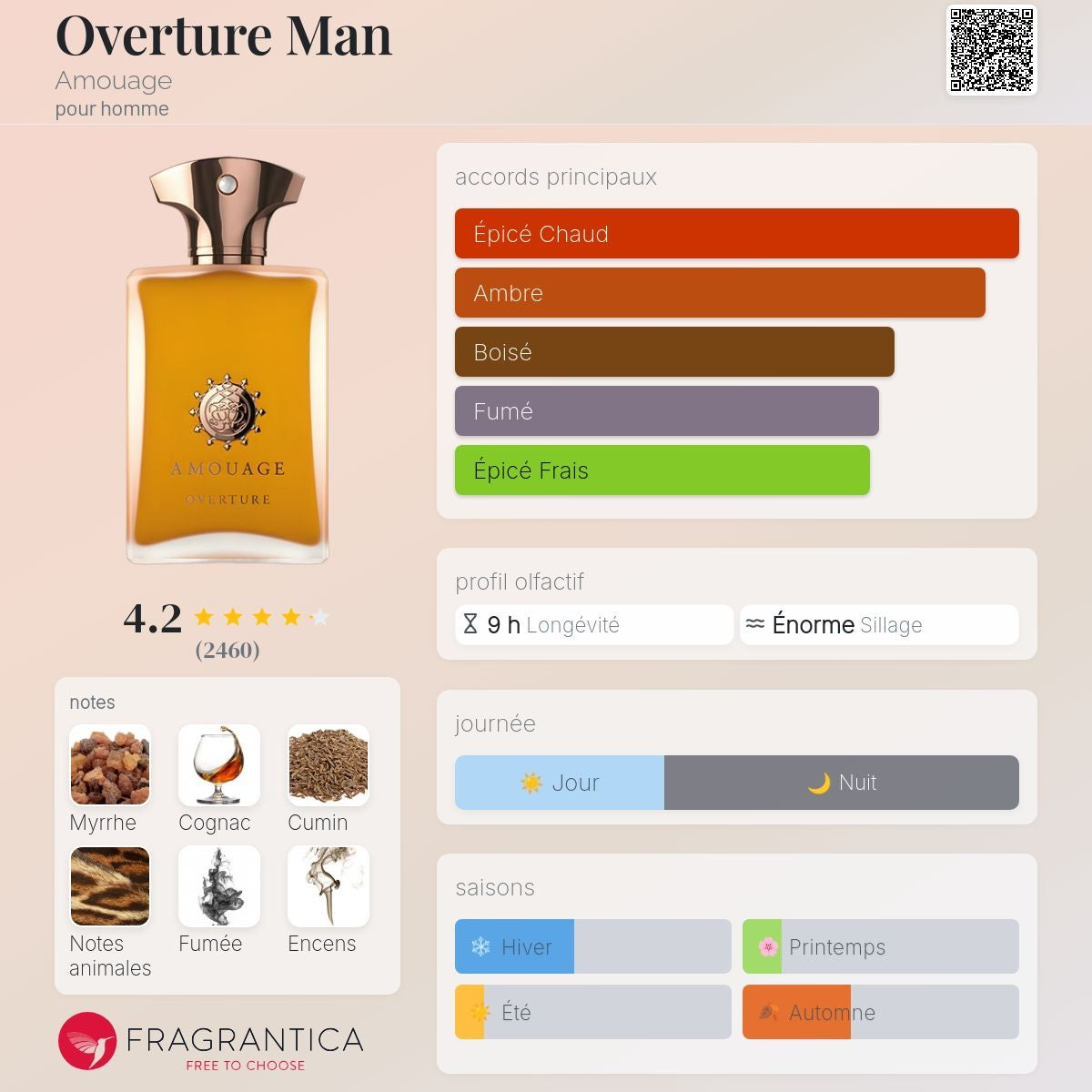 Amouage Overture Man Edp 100ml