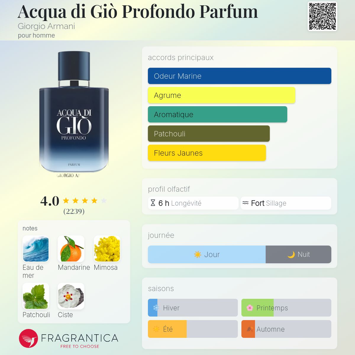 Giorgio Armani Acqua Di Gio Profondo Parfum 100ml