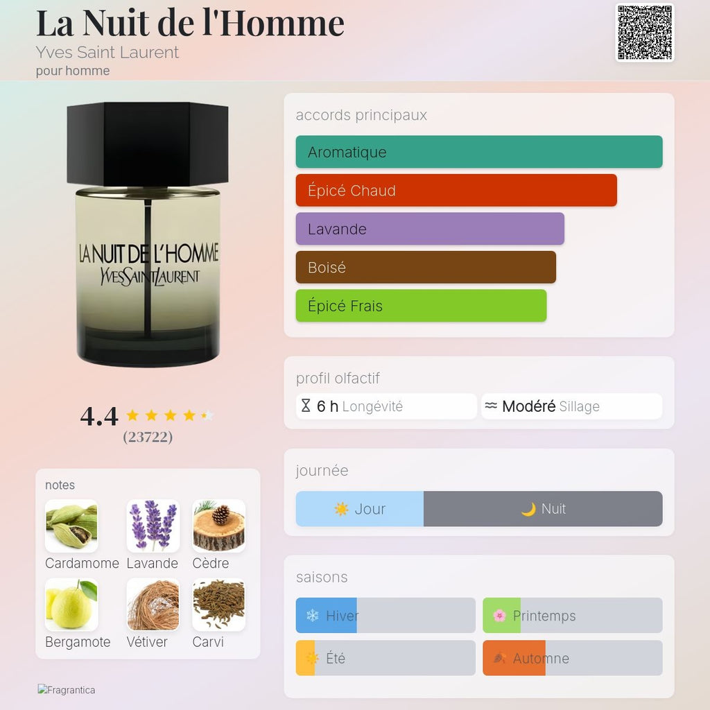 Yves Saint Laurent la Nuit de l'Homme